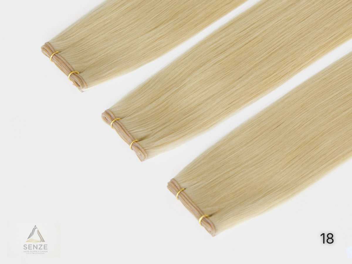 Butterfly Weft Hair Extensions - Blonde Shades | Senze Hair