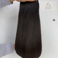 100% Virgin Cuticle Remy Nano Ring Extensions 14",18",22" - Natural Dark & Brown #1-#5 | Senze Hair
