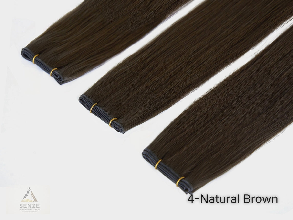 Butterfly Weft Hair Extensions - Natural Black & Brown Shades | Senze Hair