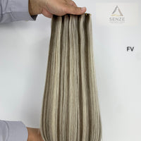 100% Virgin Remy Nano Ring Hair Extensions 14",18",22" - Piano & Mixed Highlights | Senze Hair