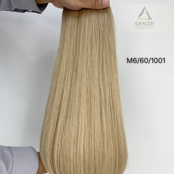 100% Virgin Remy Genius Weft 14",18",22" - Piano & Mixed Highlights | Senze Hair