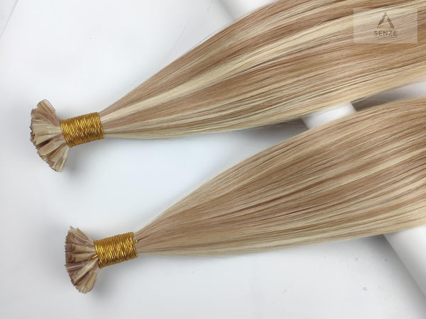 100% Virgin Remy U-Tip Extensions - Piano Colors & Mixed Highlights | Senze Hair