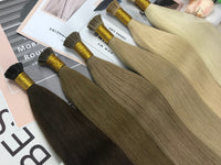 100% Virgin Remy I-Tip Hair Extensions - Light Blonde & Ash Shades | Senze Hair