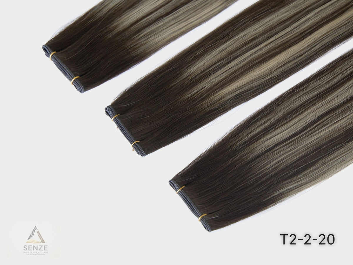 Butterfly Weft Hair Extensions - Balayage & Ombre Shades | Senze Hair