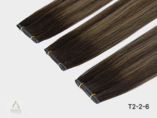 Genius Weft Hair Extensions - Balayage & Ombre Shades | Senze Hair