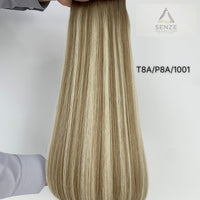 100% Virgin Remy Nano Ring Hair Extensions 14",18",22" - Piano & Mixed Highlights | Senze Hair