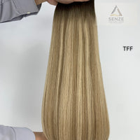 100% Virgin Remy Nano Ring Extensions 14",18",22" - Balayage & Ombre T-Colors | Senze Hair