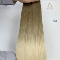 100% Virgin Remy Nano Ring Extensions 14",18",22" - Balayage & Ombre T-Colors | Senze Hair