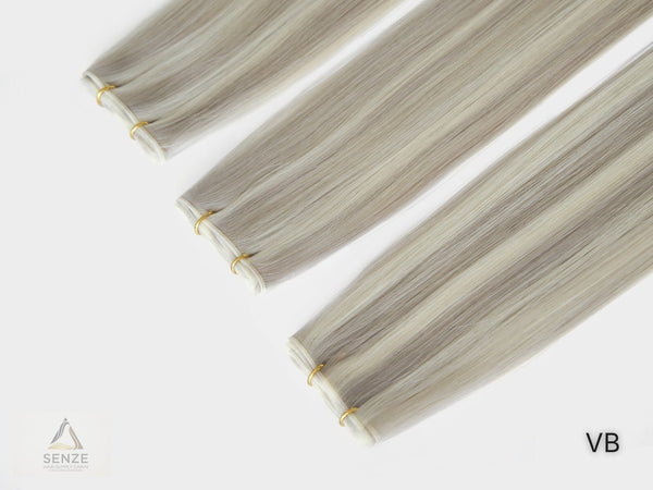 Genius Weft Hair Extensions - Piano & Highlight Shades | Senze Hair