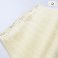 100% Virgin Remy Seamless Clip-in Extensions 18",22" - Light Blonde & Ash #7-#12S | Senze Hair