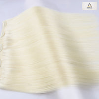100% Virgin Remy Seamless Clip-in Extensions 18",22" - Light Blonde & Ash #7-#12S | Senze Hair