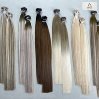 100% Virgin Remy Nano Ring Extensions 14",18",22" - Balayage & Ombre T-Colors | Senze Hair