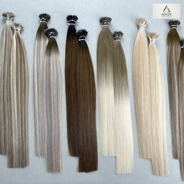 100% Virgin Remy Nano Ring Extensions 14",18",22" - Balayage & Ombre T-Colors | Senze Hair