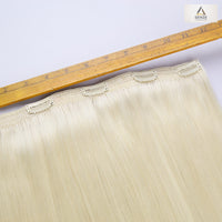 100% Virgin Remy Seamless Clip-in Extensions 18",22" - Light Blonde & Ash #7-#12S | Senze Hair