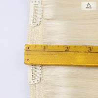100% Virgin Remy Seamless Clip-in Extensions 18",22" - Light Blonde & Ash #7-#12S | Senze Hair
